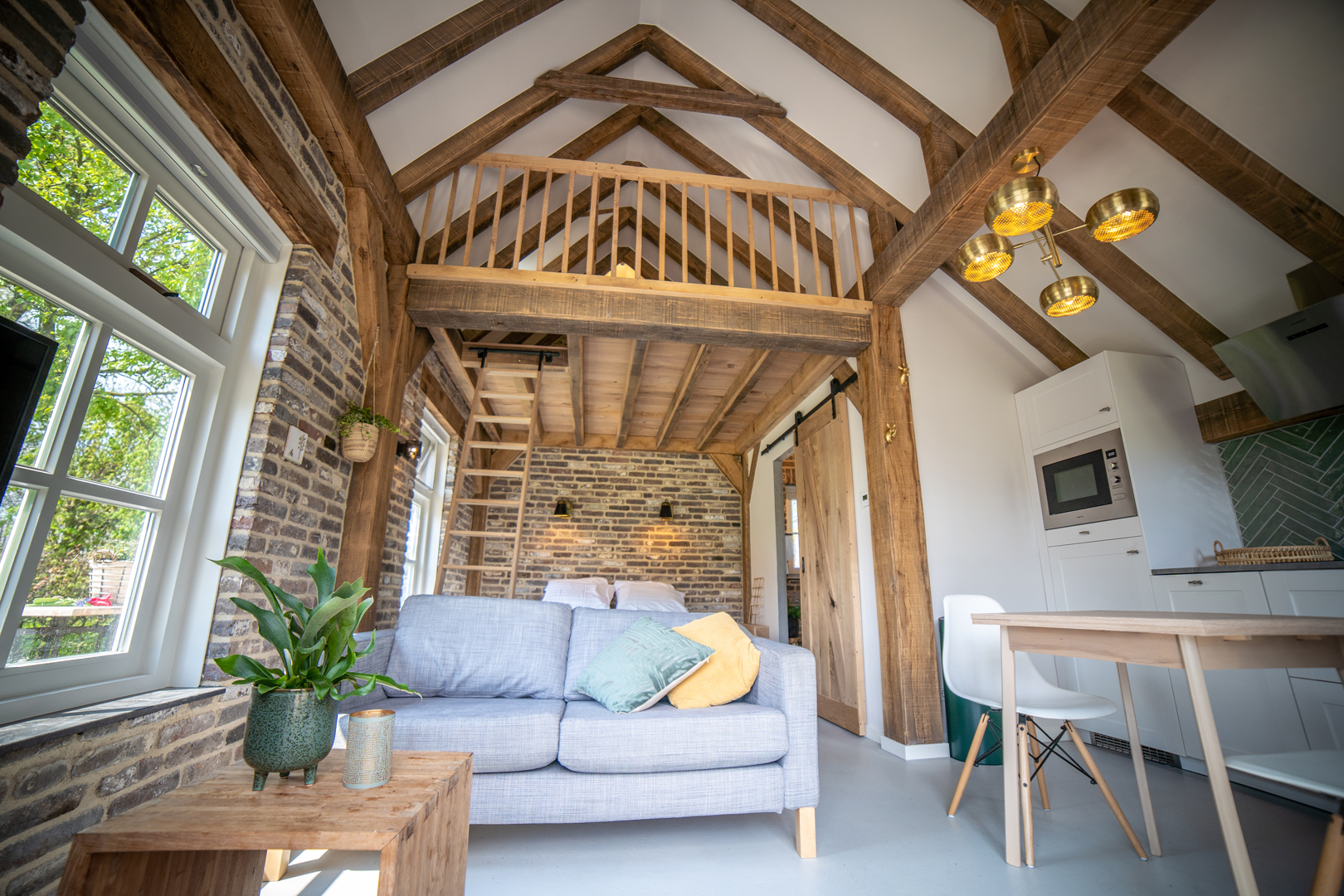 Interieur van de luxe tiny houses