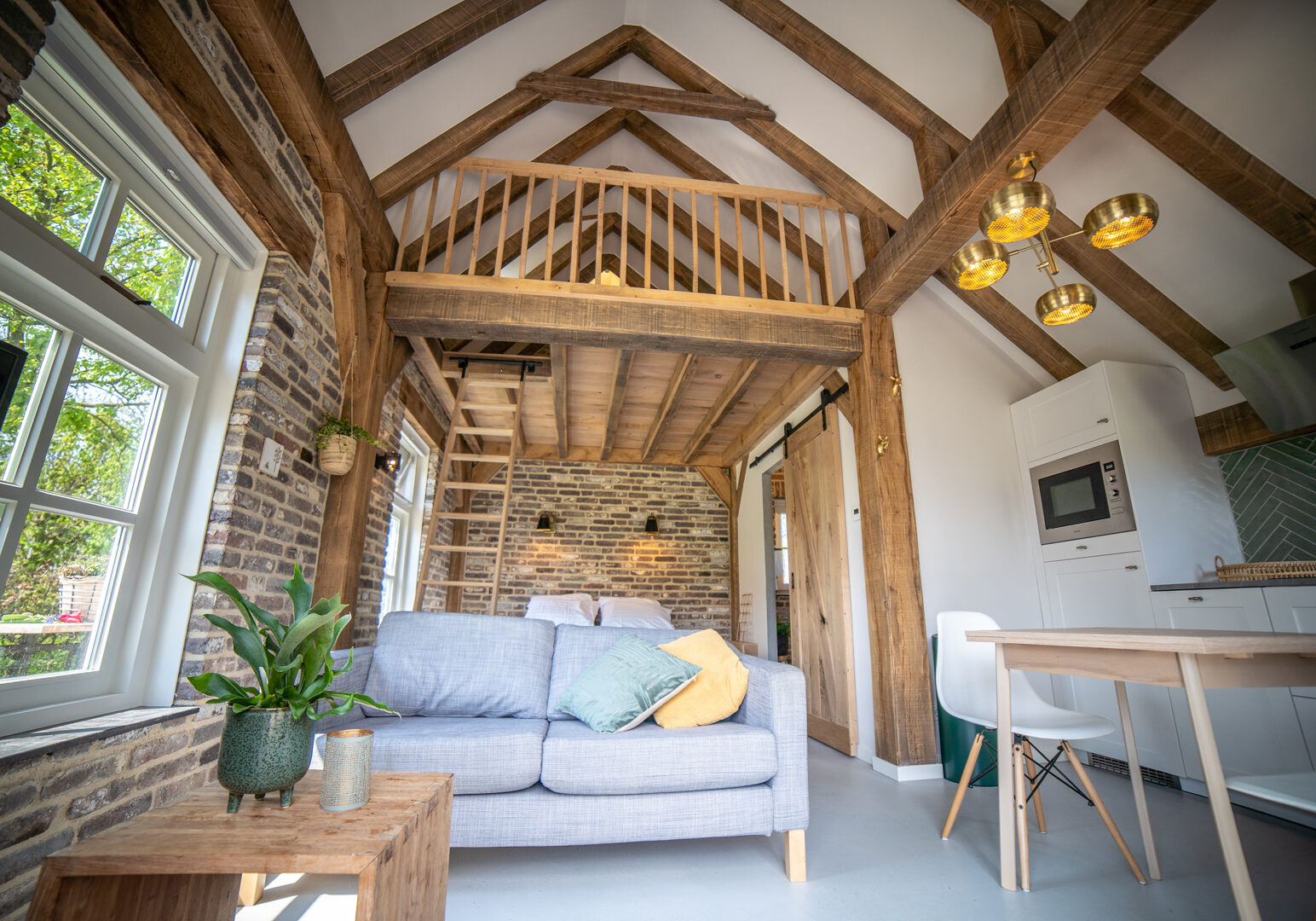 Interieur van de luxe tiny houses